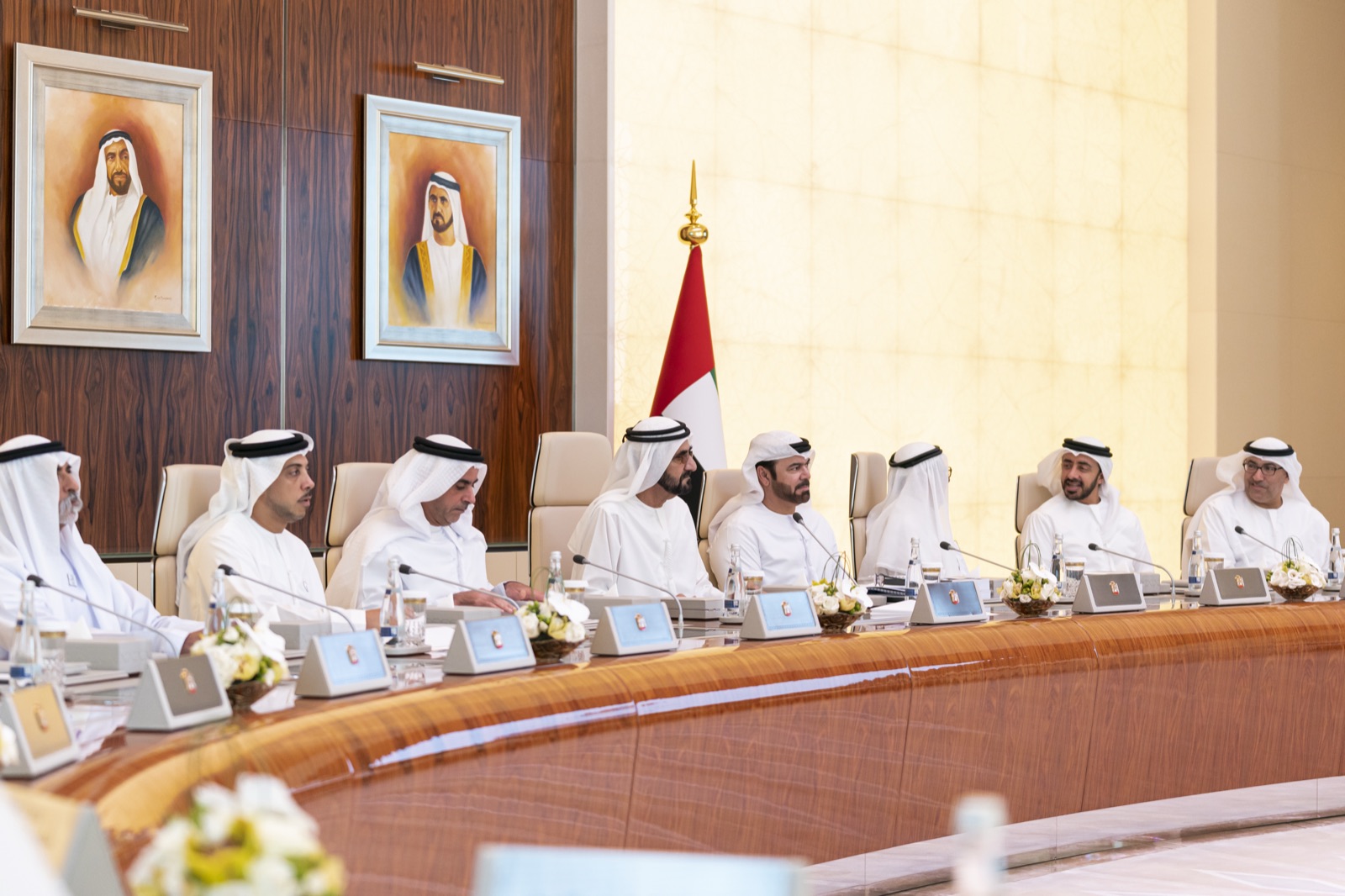 UAE Council of Ministers in formal session, June 2019. Reference image for the federal mandate this section discusses.